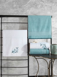 Mijölnir Hamam Setı Colorful - Menta y Blanco